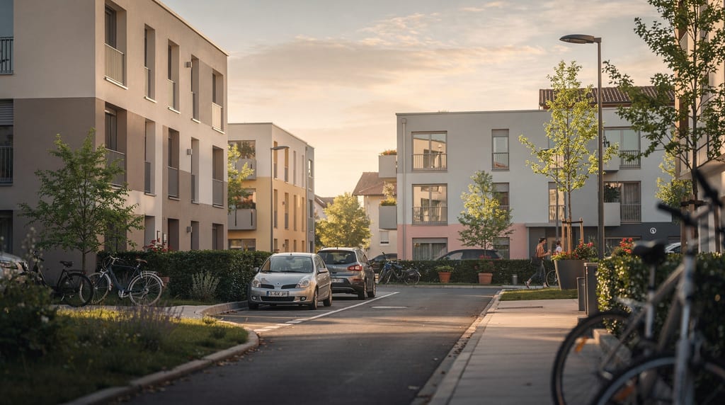 Rue résidentielle de Illkirch-Graffenstaden