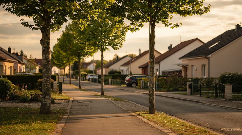 Rue résidentielle de Lingolsheim